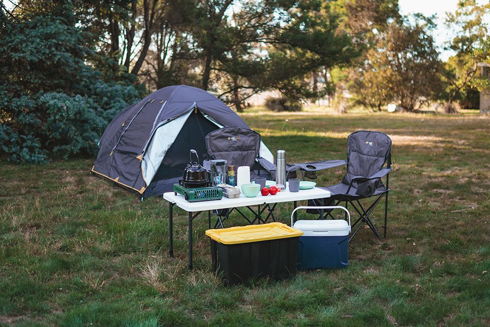 Camping-set-up